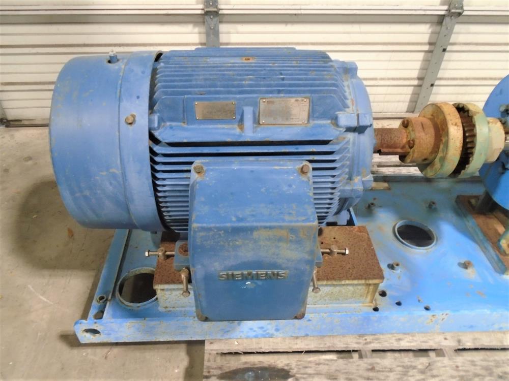 Goulds 3196 XLT-X Centrifugal Pump, 6"x8"-13", CZ100 Nickel w/ 100 HP Motor